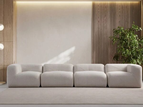 canape modulable design italien 4 places